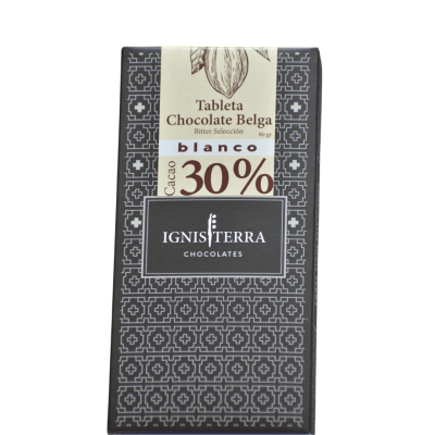 Barra de Chocolate Blanco 30% Cacao