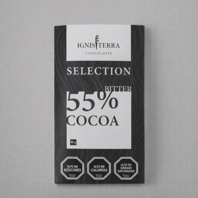 Barra de Chocolate Bitter 55% Cacao