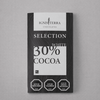 Barra de Chocolate Blanco 30% Cacao