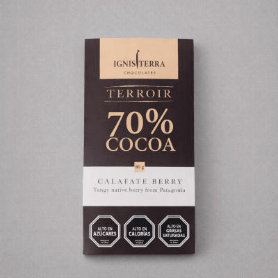 Barra de Chocolate Bitter 70% con Calafate