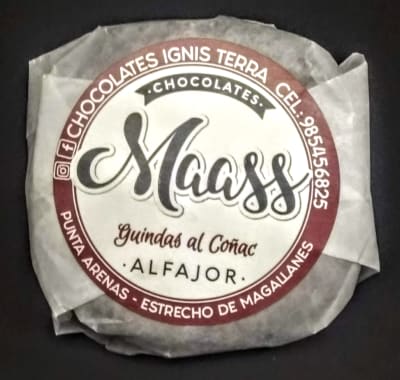 Alfajor Guindas al coñac 50 gr.