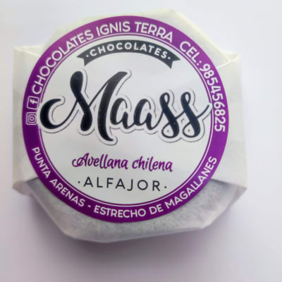 Alfajor Avellana Chilena | Chocolates Ignis Terra