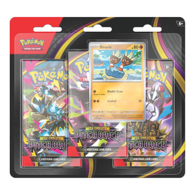 PKM TCG: Pitch Black - 3-Pack Blister Español1