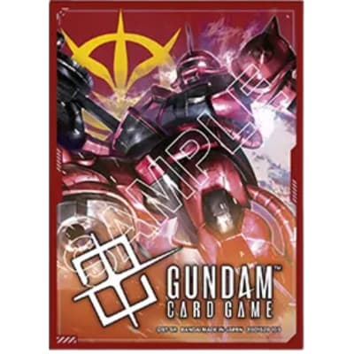 Gundam TCG: Of. Sleeves vol.01 (70 un) Char's Zaku II /Zeon1