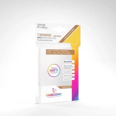 GG BGG Sleeves Matte 7 Wonder Sleeves 67 x 1031