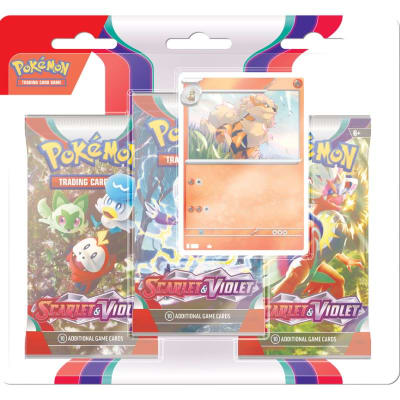 Scarlet & Violet 3-Pack Blister - Arcanine INGLÉS1
