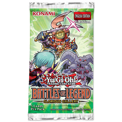 YGO: Battle of Legends: Glorious Gallery Booster Inglés