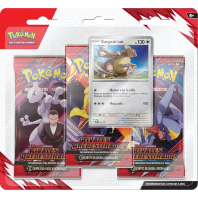 PKM TCG S&V - Destined Rivals - 3-Pack Blister Kangaskhan Español1