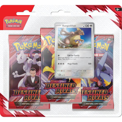 PKM TCG S&V - Destined Rivals - 3-Pack Blister Kangaskhan Ingles1