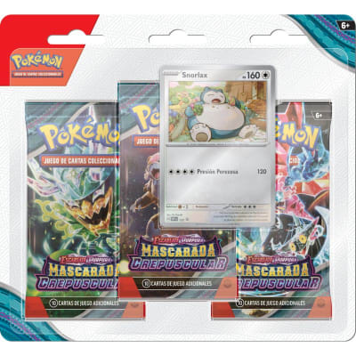 Twilight Masquerade - 3-Pack Blister - SNORLAX Español1