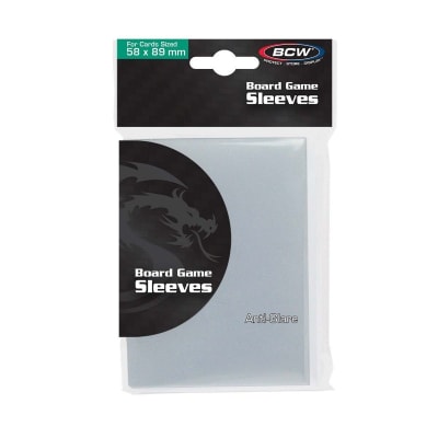 BCW Boardgame Sleeves 58x89 AntiGlare1