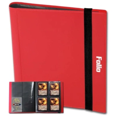BCW Folio 4 Pocket - Red1