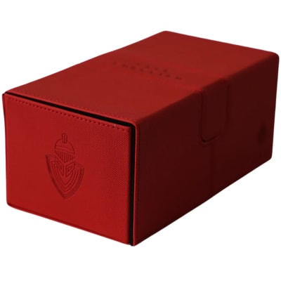 Card Guardian - Premium double deck Box for 200 Cards - Red1