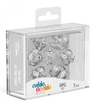 Oakie Doakie - Dice RPG Set Translucent (7) - CLEAR1