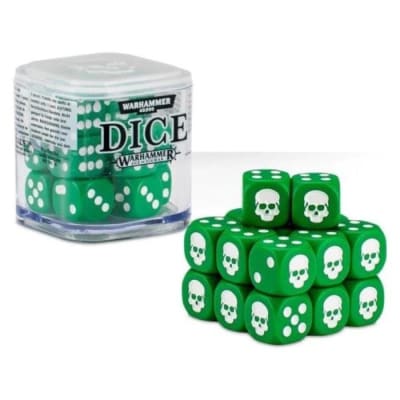 GAMESWORKSHOP: 12mm DICE SET (dados) - VERDE1