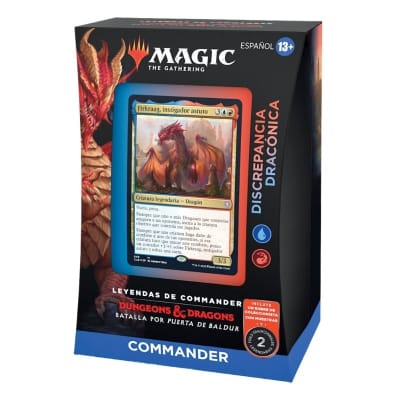 Commander Deck: Discrepancia Dracónica (Azul/Rojo) Español - Commander Legends: Battle for Baldur's1