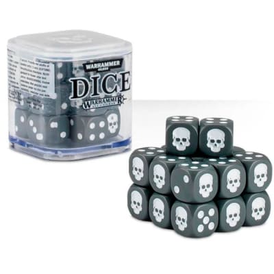 GAMESWORKSHOP: 12mm DICE SET (dados) - GRIS1