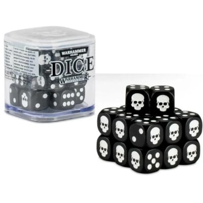 GAMESWORKSHOP: 12mm DICE SET (dados) - NEGRO1