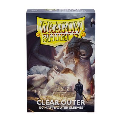 DS: Standard- Matte Outer Sleeves - Clear  (100ct.)
