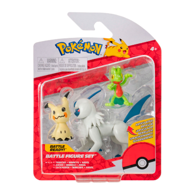 Battle Figure Pack - Treecko & Mimikyu & Absol2