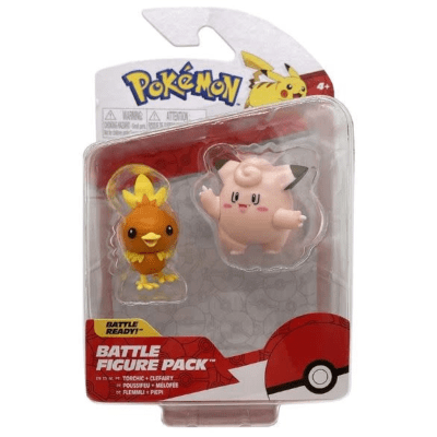 Battle Figure Pack - Torchic & Clefairy2