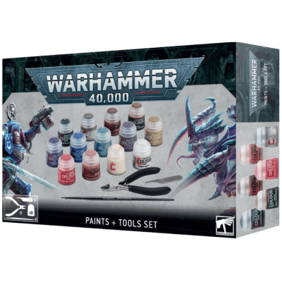 Warhammer 40K: Paints + Tools set1