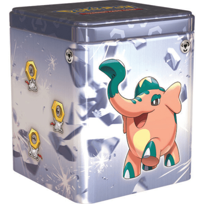 Pokemon TCG Stacking Tin (Q1 2024) - Steel Español1