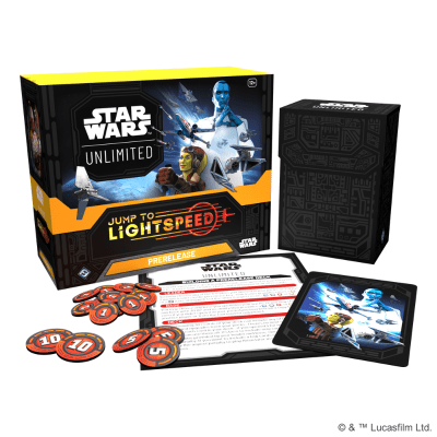 Star Wars Unlimited Jump to Lightspeed Kit de Presentación1