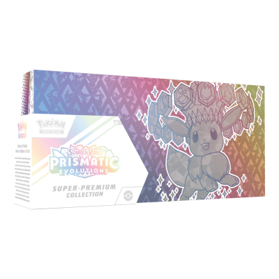 PKM TCG Prismatic Evolutions Super Premium Collection Ingles4