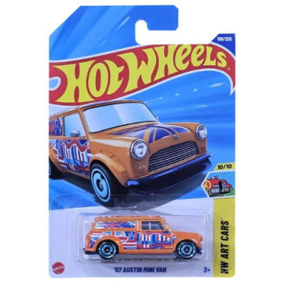 HW ART CARS - 67 Austin Mini Van 10/10