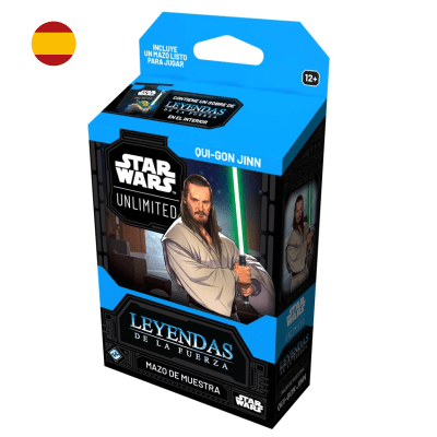 SWU - Legends of the Force Deck Qui-Gon Jinn Español1