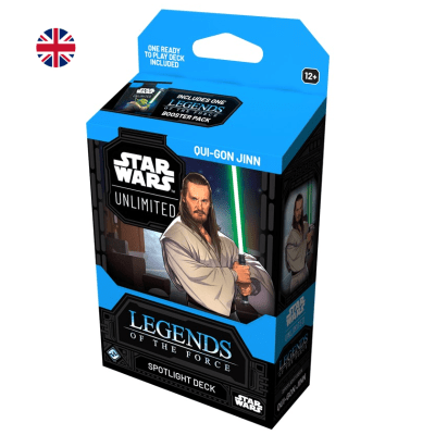 SWU - Legends of the Force Deck Qui-Gon Jinn Ingles1