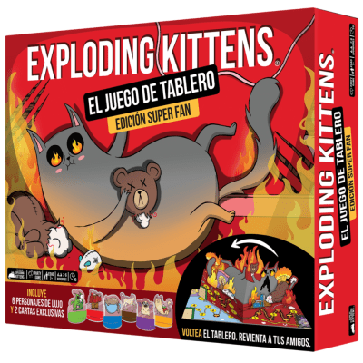 Exploding Kittens - El Juego de Tablero Super Fan1