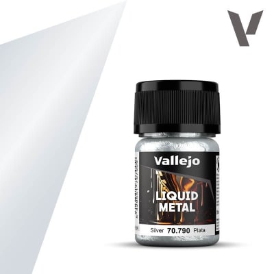 Vallejo: Liquid Metal 35ml - Plata1