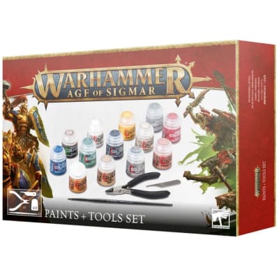 Warhammer AoS: Paints + Tool Set1