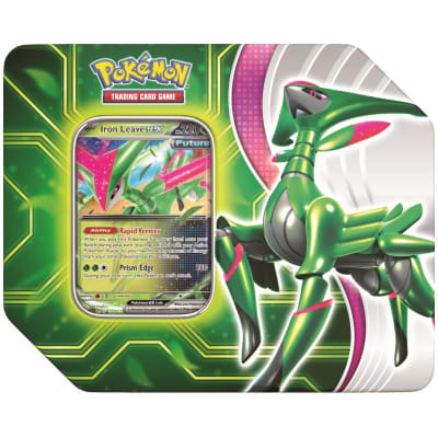 Pokemon TCG Paradox Clash Tin Iron Leaves Ingles1