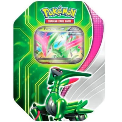 Pokemon TCG Paradox Clash Tin Iron Leaves Español1