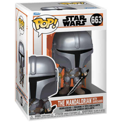 POP Star Wars #663: Mandalorian - The Mandalorian w/ Dark Saber