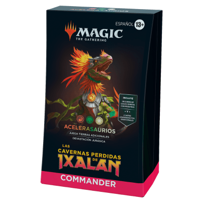 Preventa - MTG The Lost Caverns of Ixalan - Commander Acelerasaurios (Español)1