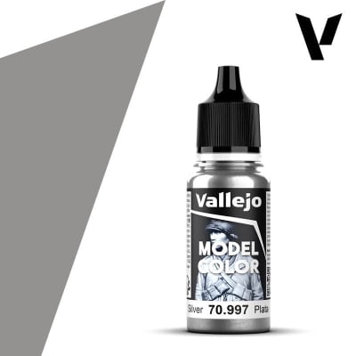 Vallejo: Model Color 18ml - Plata1