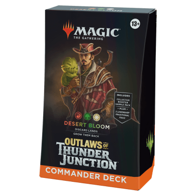 *PREVENTA 12/04* MTG Outlaws of Thunder Junction - Commander Desert Bloom - (Español)1