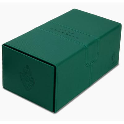 Card Guardian - Premium double deck Box for 200 Cards - Green1