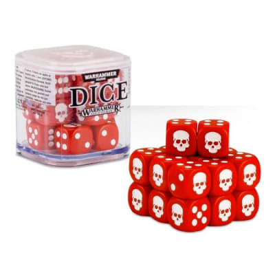 GAMESWORKSHOP: 12mm DICE SET (dados) - ROJO1