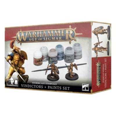 Warhammer Age of Sigmar: Stormcast Eternals - Vindicators + Paint set1