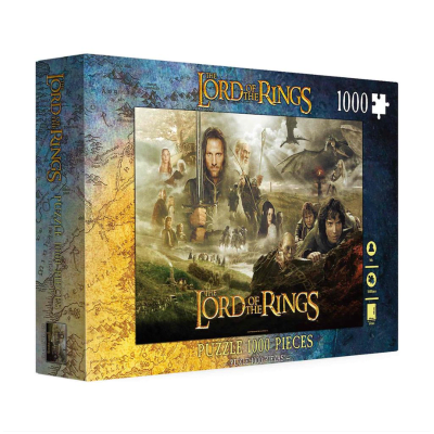 Puzzle 1000 pcs. poster El Señor de los Anillos1