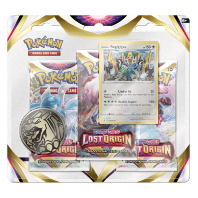 Lost Origin 3 Pack Blister Regigigas - ESPAÑOL1