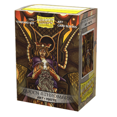Dragonshield Art matte: Queen Athromark 100 fundas1