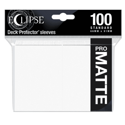 Ultra-Pro: Eclipse Blanco (100 fundas)1