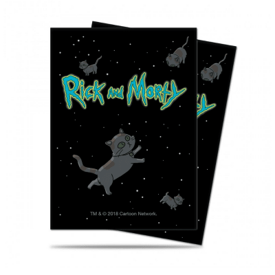 UltraPro Protector cartas Rick & Morty (Gato Espacial) (x65)1