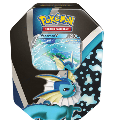Eevee Evolutions Tin (Fall 2021) - Vaporeon (Inglés)2